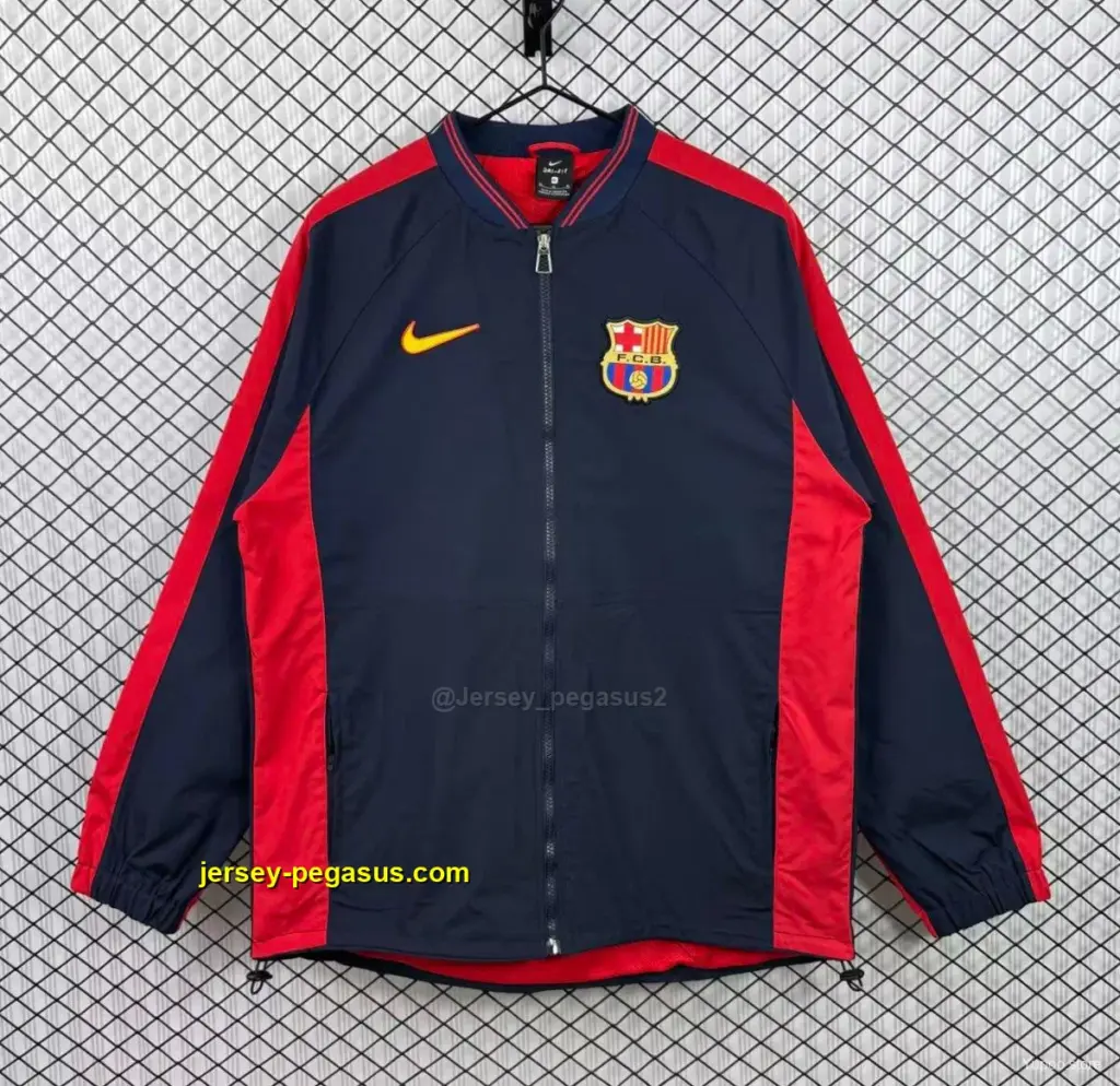 Retro 19 Barcelona Nike Vintage NavyRed Windbreaker