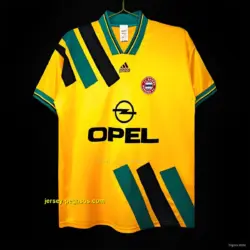 Retro 19 Bayern Munich Away Yellow Jersey
