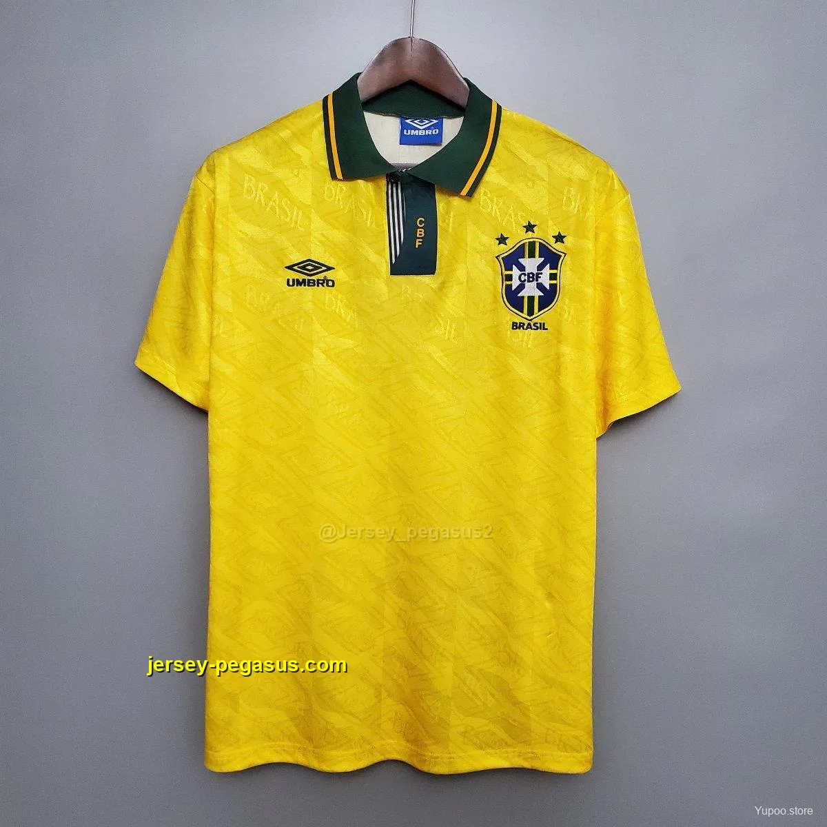 Retro 19 Brazil Home Soccer Jersey Retro 19 Brazil Home Soccer Jersey