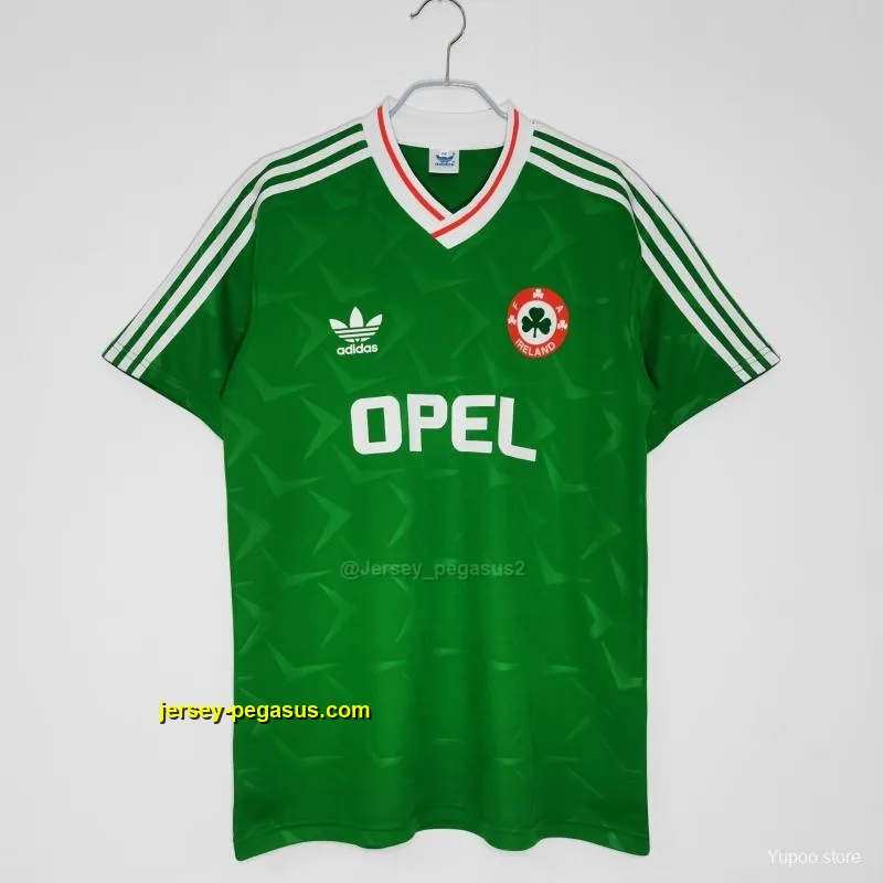 Retro 19 Ireland Home Soccer Jersey Retro 19 Ireland Home Soccer Jersey