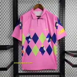 Retro 19 Mexico Goalkeeper CAMPOS 1 Home Pink Jersey