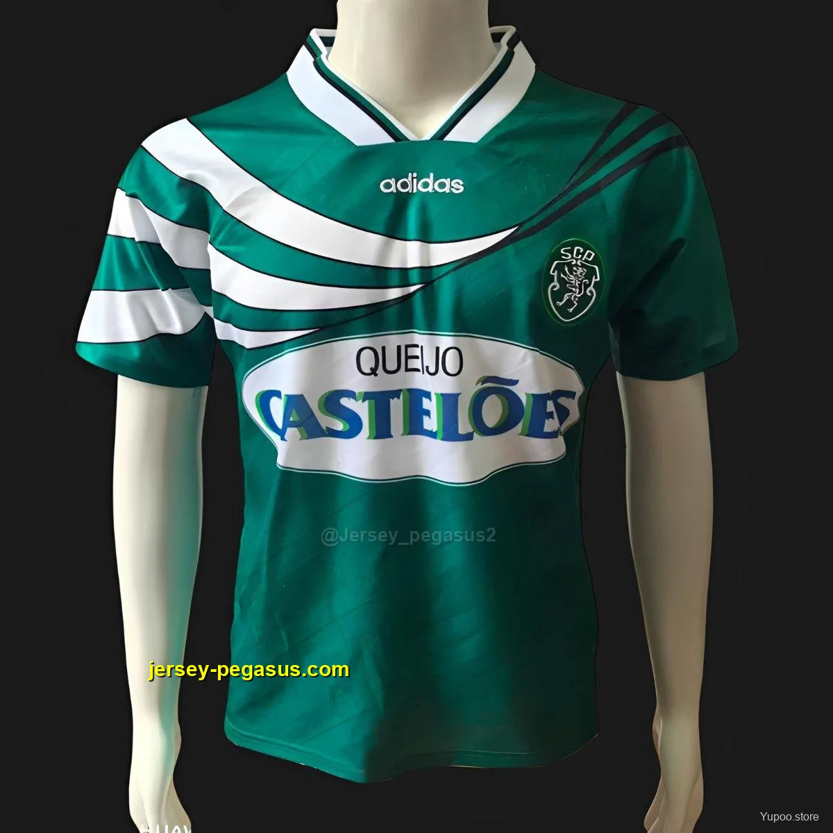 Retro 19 Sporting Lisbon Home Jersey Retro 19 Sporting Lisbon Home Jersey