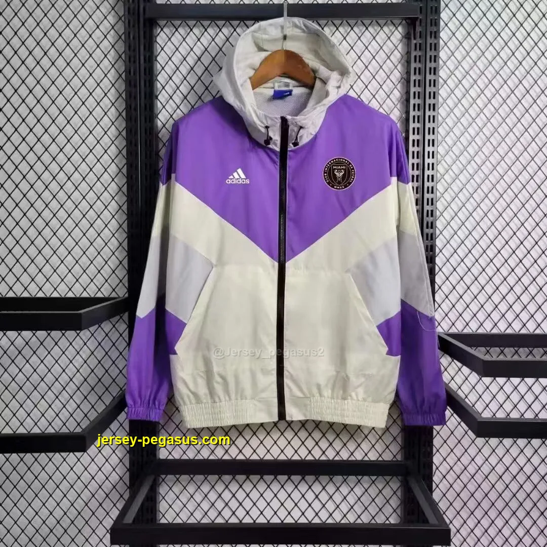 miami purple white windbreaker jacket miami purple white windbreaker jacket