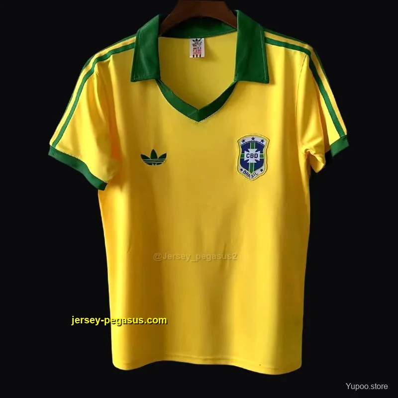 Retro 1978 Brazil Home Jersey Retro 1978 Brazil Home Jersey