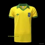 Retro 1978 Brazil Home Soccer Jersey