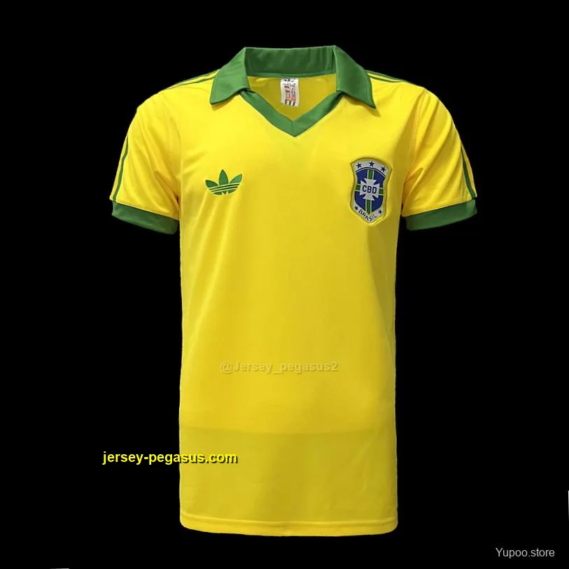 Retro 1978 Brazil Home Soccer Jersey Retro 1978 Brazil Home Soccer Jersey