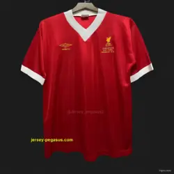 Retro 1978 Liverpool Home European Cup Final Jersey