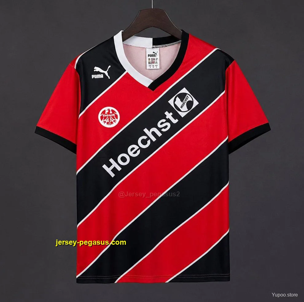 Retro 1980s Eintracht Frankfurt Home Jersey Retro 1980s Eintracht Frankfurt Home Jersey