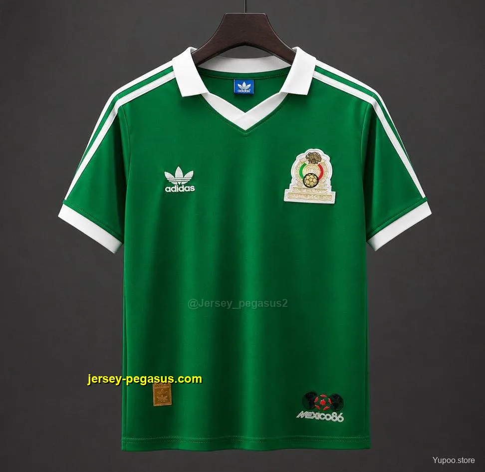 Retro 1986 Mexico Home Jersey Retro 1986 Mexico Home Jersey