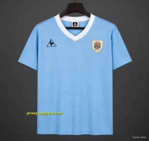 Retro 1986 Uruguay Home Jersey
