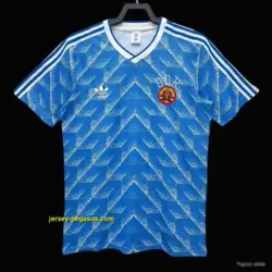 Retro 1988 Germany Away Soccer Jersey