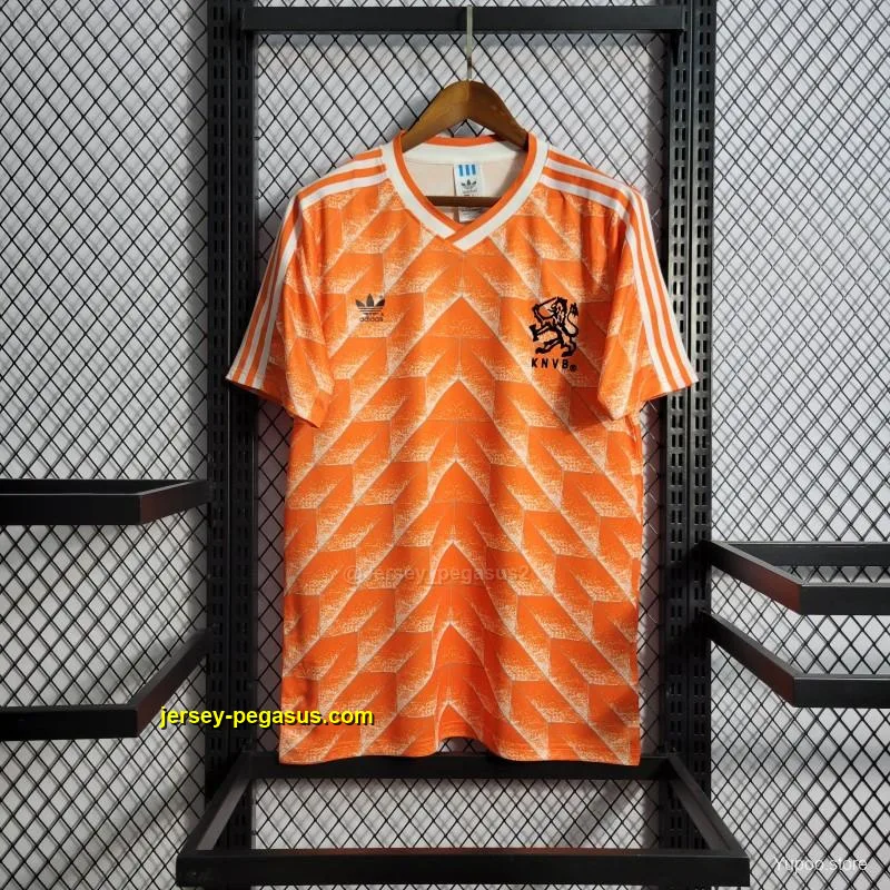 Retro 1988 Netherlands Home Jersey Retro 1988 Netherlands Home Jersey