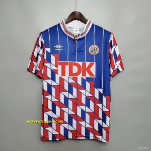 Retro 1990 Ajax away Soccer Jersey