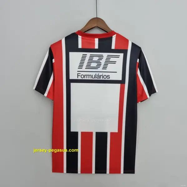 Retro 1991 sao paulo away Soccer Jersey