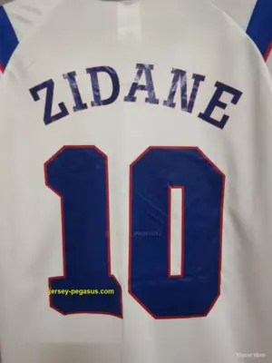 Retro 1996 France Away Soccer Jersey