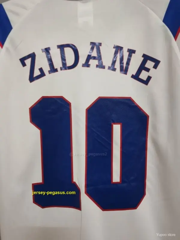 Retro 1996 France Away Soccer Jersey