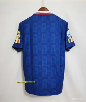 Retro 1996 France Home Jersey With EURO 1996 Patch