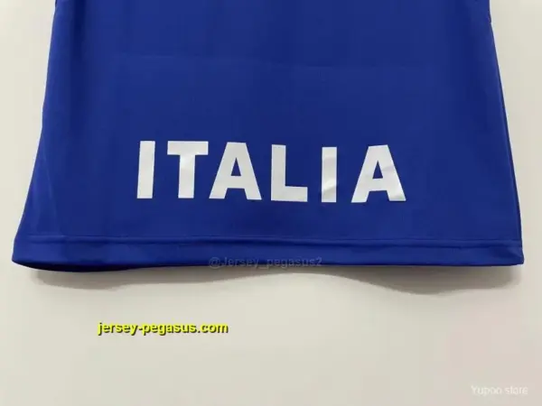 Retro 1996 Italy Home With 96 EURO Patch Soccer Jersey