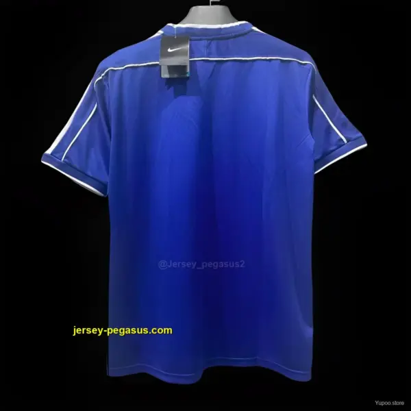 Retro 1998 Brazil Away Blue Jersey