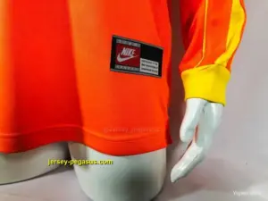 Retro 1998 Brazil Goalkeeper Orange Jersey