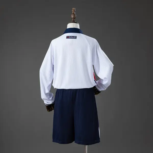 England 1998 Home Retro Long-Sleeved Kids Kit Jersey