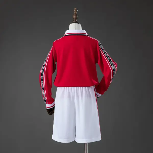 M-U Home Retro Long Sleeve Kids Kit Jersey