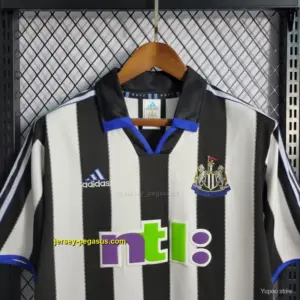 Retro 20 Newcastle Home Soccer Jersey