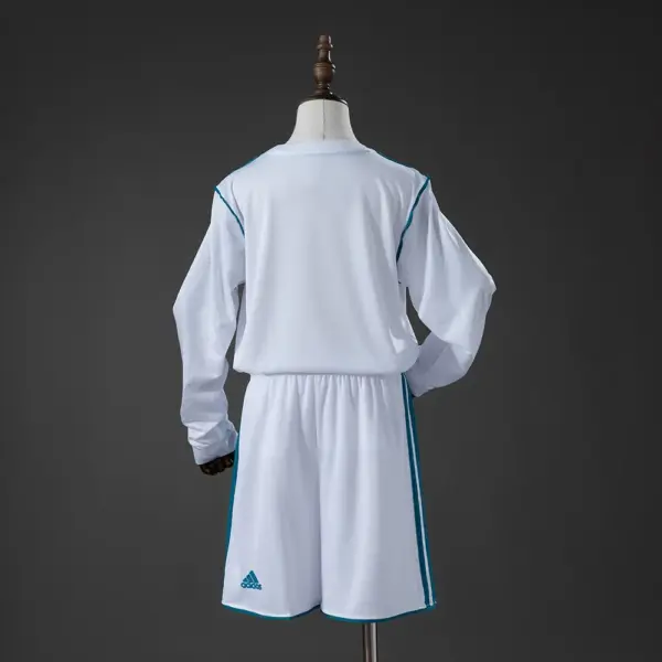 Real Madrid Home Retro Long Sleeve Kids Kit Jersey
