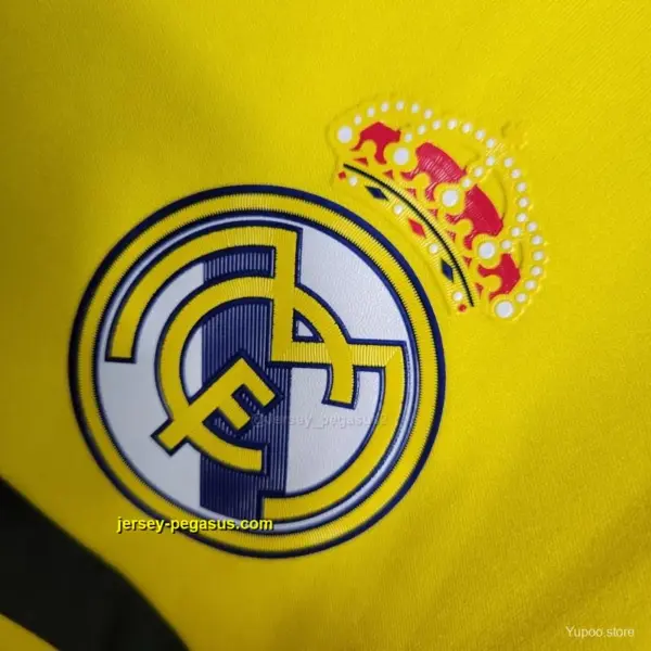 Retro 20 Real Madrid Yellow Goalkeeper Jersey