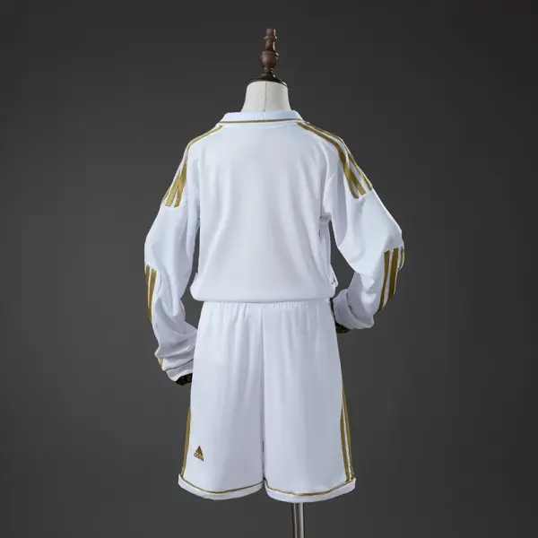 Real Madrid Home Retro Long-Sleeve Kids Kit Jersey