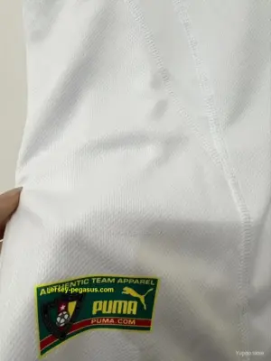Retro 2002 Cameroon White Jersey
