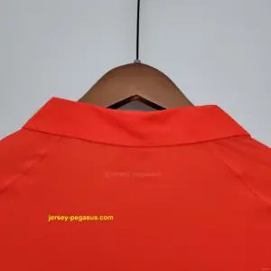 Retro 2002 Korean Red Soccer Jersey