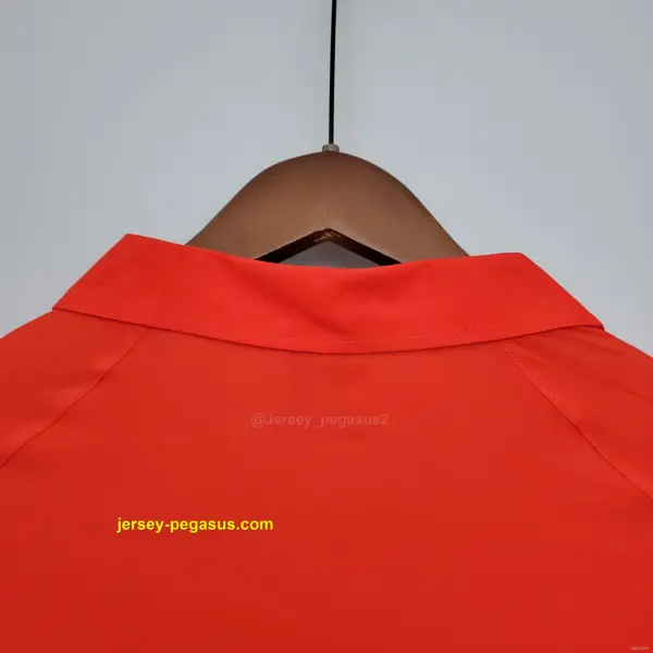 Retro 2002 Korean Red Soccer Jersey