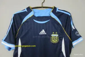 Retro 2006 Argentina Away Blue Jersey