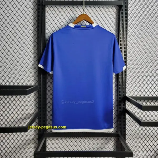 Retro 2006 Brazil Away Blue Jersey