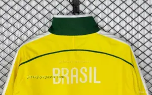 Retro 2010 Brazil Home Windbreaker