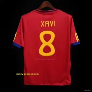 Retro 2010 Spain Home Jersey