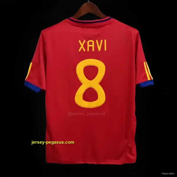 Retro 2010 Spain Home Jersey