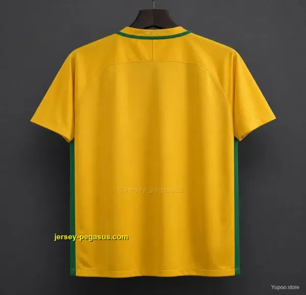 Retro 2016 Brazil Home Jersey