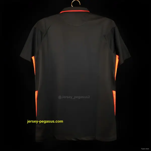 Retro 2020 Netherlands Away Black Jersey