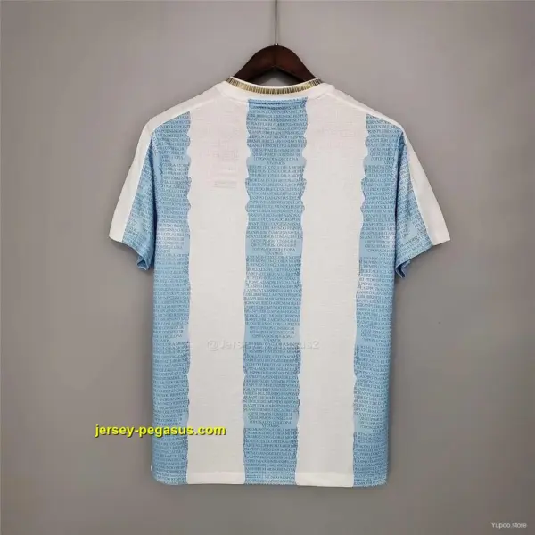 Retro 2021 Argentina Home Maradona Commemorative Edition Jersey