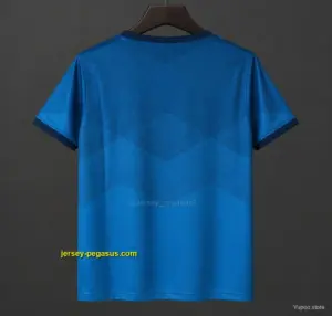 Retro 2021 Brazil Away Blue Jersey