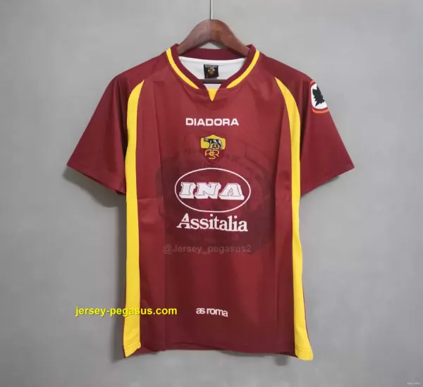 Retro 97 98 Roma Home Jersey