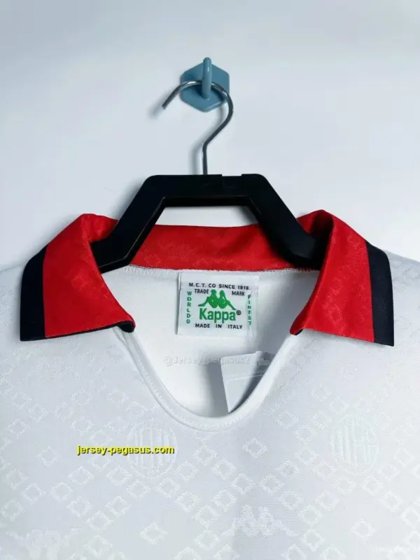 Retro AC Miilan Away White Jersey