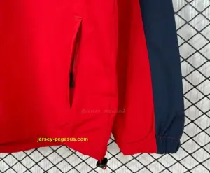 Retro Arsenal Home Red Windbreaker