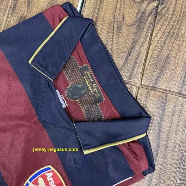 Retro Arsenal Third Dark BlueMaroon Jersey