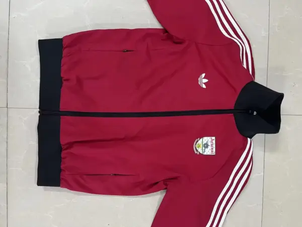 Arsenal retro red windbreaker jacket