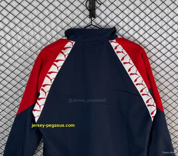 Retro Atletio Madrid NavyRed Windbreaker
