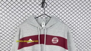 Retro Bayern Munich Grey Hoodie