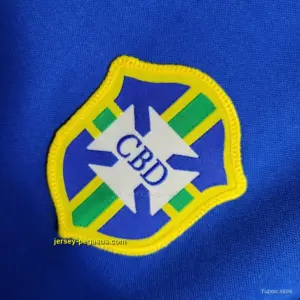 Retro Brazil Away Blue Jersey